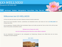 Tablet Screenshot of go-wellness.eu